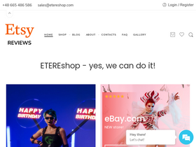 'etereshop.com' screenshot