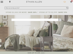 'ethanallen.com' screenshot