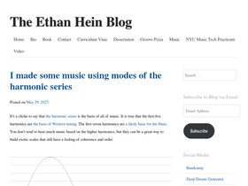 'ethanhein.com' screenshot