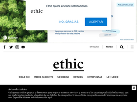 'ethic.es' screenshot