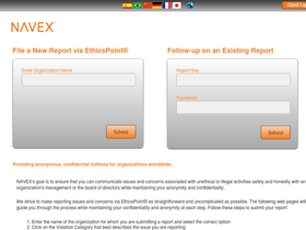 'ethicspoint.com' screenshot