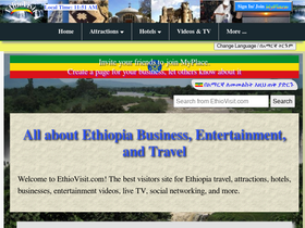 'ethiovisit.com' screenshot