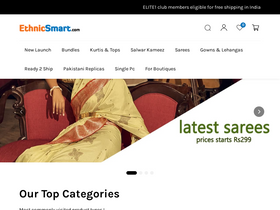 'ethnicsmart.com' screenshot
