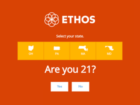 'ethoscannabis.com' screenshot