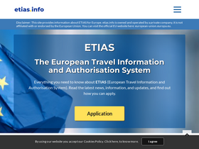 'etias.info' screenshot