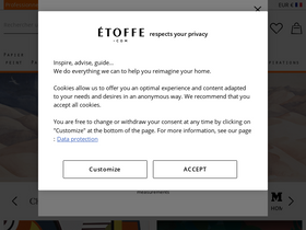 'etoffe.com' screenshot