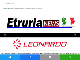 'etrurianews.it' screenshot