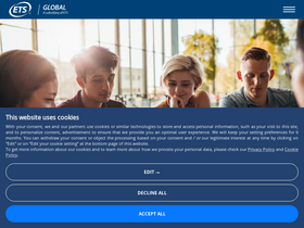 'etsglobal.org' screenshot