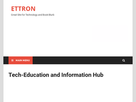 'ettron.com' screenshot