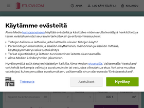 'etuovi.com' screenshot