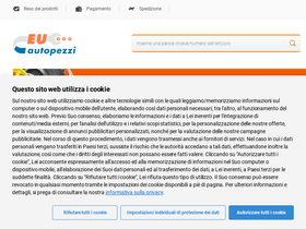 'euautopezzi.it' screenshot