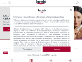 'eucerin.es' screenshot