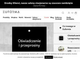 'euforma.pl' screenshot