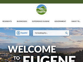 'eugene-or.gov' screenshot