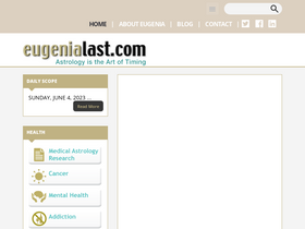 'eugenialast.com' screenshot
