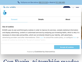 'eugin.es' screenshot