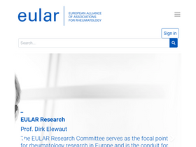 'eular.org' screenshot