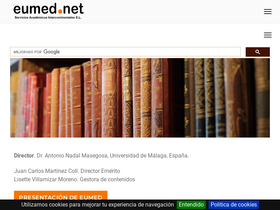 'eumed.net' screenshot