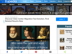 'eupedia.com' screenshot