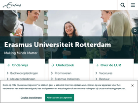 'eur.nl' screenshot