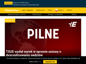 'euractiv.pl' screenshot