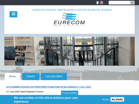 'eurecom.fr' screenshot