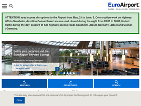 'euroairport.com' screenshot