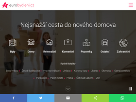 'eurobydleni.cz' screenshot