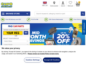 'eurocarparts.com' screenshot