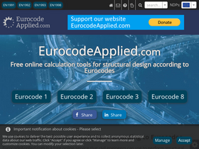 'eurocodeapplied.com' screenshot