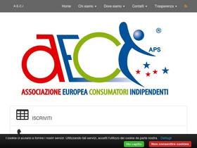 'euroconsumatori.eu' screenshot
