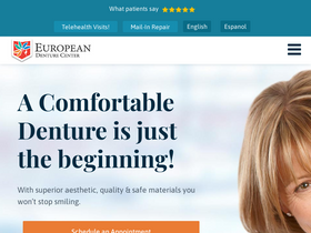 'eurodenture.com' screenshot