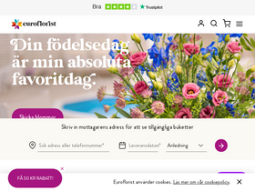 'euroflorist.se' screenshot