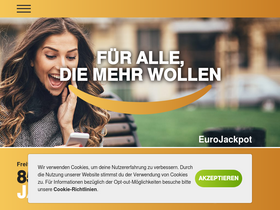 'eurojackpot.org' screenshot