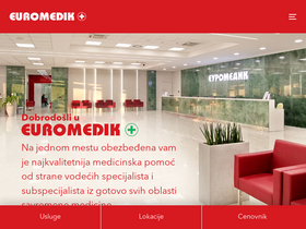 'euromedic.rs' screenshot