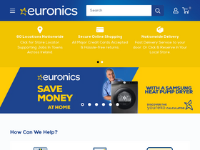 'euronics.ie' screenshot