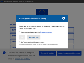 'europa.eu' screenshot