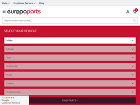 'europaparts.com' screenshot