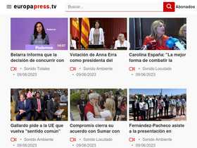 'europapress.tv' screenshot