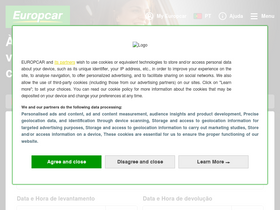 'europcar.pt' screenshot