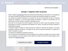 'europe1.fr' screenshot