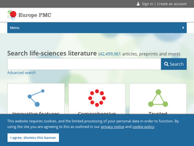 'europepmc.org' screenshot
