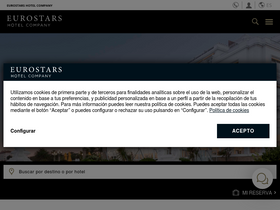 'eurostarshotels.com' screenshot