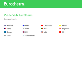 'eurotherm.com' screenshot