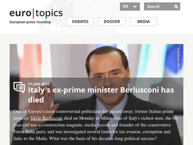 'eurotopics.net' screenshot