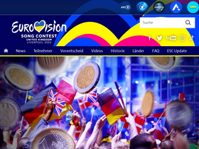 'eurovision.de' screenshot