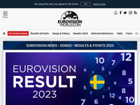 'eurovisionworld.com' screenshot