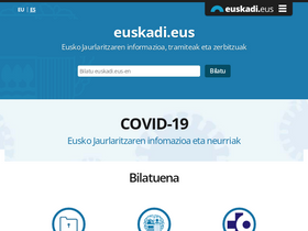 'euskadi.eus' screenshot