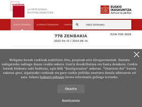 'euskonews.eus' screenshot