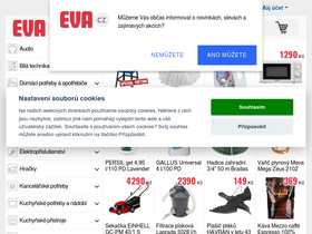 'eva.cz' screenshot